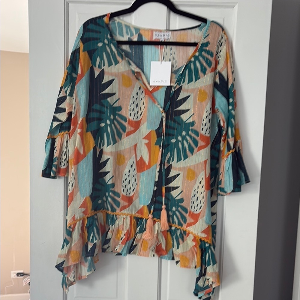 Nautic Havana tunic Cuba print